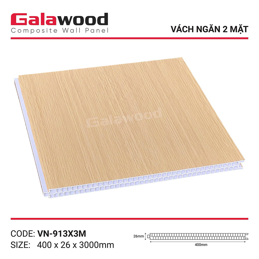 Tấm vách ngăn Galawood VN-913X3M/3.5M
